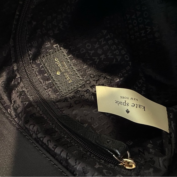 EUC Kate Spade Black Nylon Satchel - Picture 6 of 6